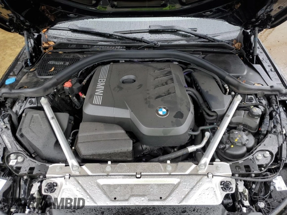2025 BMW 4 Series 430i xDrive with VIN WBA53DB04SCT08191, listed as a Copart auction lot 86402714 with 8,693 mi miles and Clean Title. Bid and sale history available at DreamBid. Image 11.