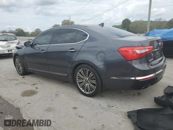 2014 Kia Cadenza Premium with VIN KNALN4D7XE5141114, listed as a Copart auction lot 72999484 with 187,302 mi miles and Salvage Title. Bid and sale history available at carsss.com. Image 2.