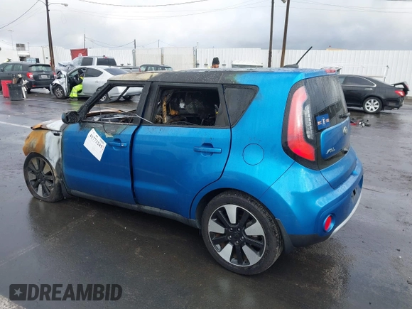 2018 Kia Soul + with VIN KNDJP3A57J7554995, listed as a IAAI auction lot 41773245 with 1 mi miles. Bid and sale history available at carsss.com. Image 3.