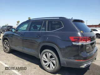 2022 Volkswagen Atlas SE with VIN 1V2JR2CA4NC515503, listed as a Copart auction lot 57898755 with 27,023 mi miles and Salvage title. Bid and sale history available at DreamBid. Image 2.
