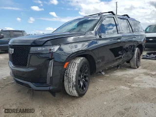 2023 Cadillac Escalade Sport Platinum with VIN 1GYS3GKL8PR510371, listed as a Copart auction lot 46688015 with 19,795 mi miles and Salvage Title. Bid and sale history available at carsss.com. Image 1.