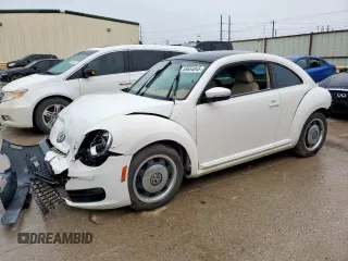 2013 Volkswagen Beetle 2.5L w/Sun/Sound/Nav with VIN 3VWJX7ATXDM610778, listed as a Copart auction lot 55654045 with Not Provided miles and Salvage Title. Bid and sale history available at DreamBid. Image 1.