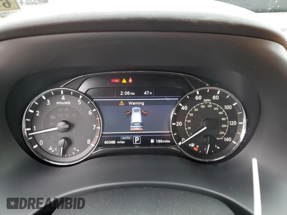 2021 Infiniti QX80 SENSORY with VIN JN8AZ2BC1M9476079, listed as a Copart auction lot 45186345 with 60,368 mi miles and Salvage Title. Bid and sale history available at carsss.com. Image 9.