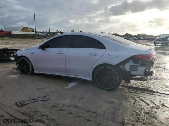 2023 Mercedes-Benz CLA with VIN W1K5J5BB0PN408872, listed as a Copart auction lot 74823254 with 12,063 mi miles and Salvage Title. Bid and sale history available at carsss.com. Image 2.
