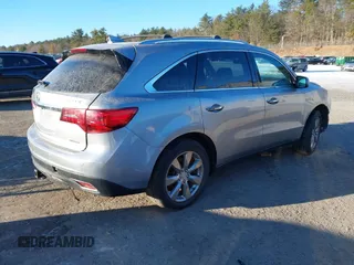 2016 Acura MDX w/Advance with VIN 5FRYD4H93GB014132, listed as a IAAI auction lot 41276323 with 1 mi miles. Bid and sale history available at carsss.com. Image 4.