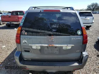 2006 Lexus GX 470 z VIN JTJBT20X260104620, wystawiony jako Copart lot #48368755 z przebiegiem 277 319 mil mil oraz Tytuł czysty. Historia ofert i sprzedaży dostępna na DreamBid. Obrazek 6.