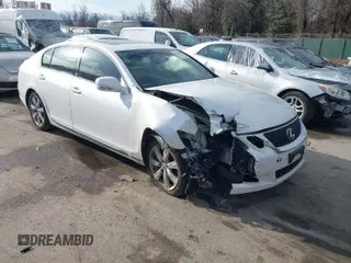2008 Lexus GS 350 with VIN JTHCE96S180018934, listed as a IAAI auction lot 41814891 with 297,053 mi miles. Bid and sale history available at carsss.com. Image 1.