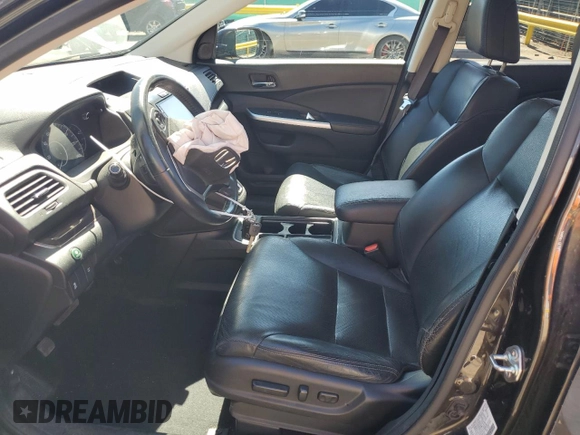 2015 Honda CR-V EX-L with VIN 2HKRM3H75FH513562, listed as a Copart auction lot 50809635 with 156,942 mi miles and Salvage Title. Bid and sale history available at carsss.com. Image 7.