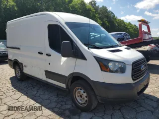 2017 Ford Transit Cargo with VIN 1FTYE1CM3HKA56393, listed as a Copart auction lot 57394885 with 104,350 mi miles and Salvage title. Bid and sale history available at DreamBid. Image 4.