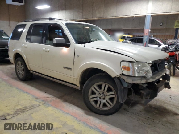 2007 Ford Explorer Limited with VIN 1FMEU75847UA72352, listed as a Copart auction lot 42744225 with 186,307 mi miles and Clean title. Bid and sale history available at DreamBid. Image 4.