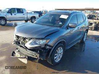 2019 Nissan Rogue SV with VIN KNMAT2MT3KP525060, listed as a IAAI auction lot 41770350 with 123,614 mi miles. Bid and sale history available at carsss.com. Image 2.