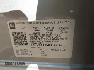 2023 Chevrolet Blazer RS с VIN 3GNKBERSXPS118135, выставлен на аукционе IAAI как лот 42422215 с пробегом 64 268 миль миль и . История ставок и продаж доступна на DreamBid. Изображение 9.