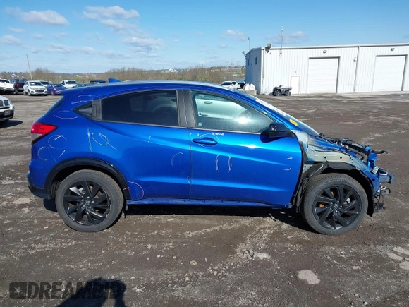 2022 Honda HR-V Sport with VIN 3CZRU6H1XNM710470, listed as a IAAI auction lot 41978040 with 29,703 mi miles. Bid and sale history available at carsss.com. Image 14.