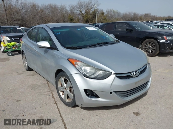 2013 Hyundai Elantra GLS z VIN 5NPDH4AE6DH257524, wystawiony jako IAAI lot #41755876 z przebiegiem 198 554 mil mil oraz . Historia ofert i sprzedaży dostępna na DreamBid. Obrazek 1.