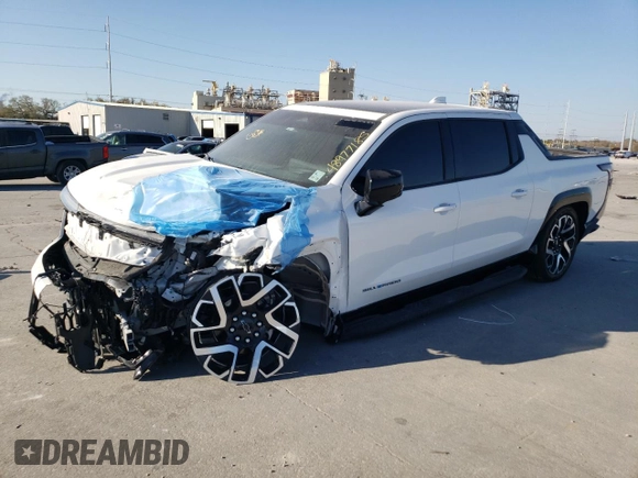 2024 Chevrolet Silverado 1500 with VIN 1GC40ZEL3RU302266, listed as a Copart auction lot 48977185 with Not Provided miles and Salvage Title. Bid and sale history available at DreamBid. Image 1.