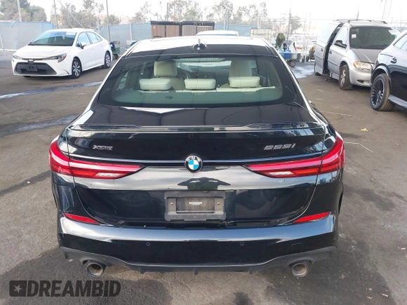 2022 BMW 2 Series 228i xDrive with VIN WBA73AK0XN7K87285, listed as a IAAI auction lot 41194510 with 23,099 mi miles. Bid and sale history available at carsss.com. Image 16.
