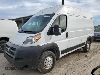 2017 Ram ProMaster Cargo with VIN 3C6TRVBG4HE538284, listed as a Copart auction lot 87117614 with 142,477 mi miles and Salvage Title. Bid and sale history available at carsss.com. Image 1.