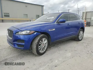 2018 Jaguar F-Pace 20d Prestige with VIN SADCK2FN6JA279329, listed as a Copart auction lot 78043044 with 67,386 mi miles and Salvage Title. Bid and sale history available at DreamBid. Image 1.
