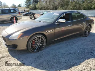 2016 Maserati Quattroporte S Q4 z VIN ZAM56RRA9G1185301, wystawiony jako Copart lot #83337804 z przebiegiem 102 195 mil mil oraz Szkody całkowita. Historia ofert i sprzedaży dostępna na DreamBid. Obrazek 1.