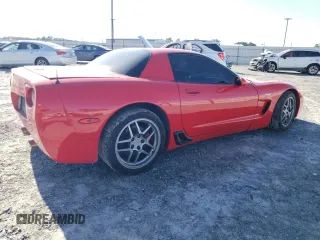 2001 Chevrolet Corvette Z06 with VIN 1G1YY12S015111810, listed as a Copart auction lot 38849954 with 76,940 mi miles and Salvage Title. Bid and sale history available at carsss.com. Image 3.