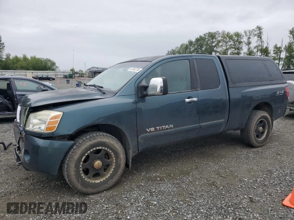 2005 Nissan Titan SE with VIN 1N6AA06B05N548873, listed as a Copart auction lot 57341215 with 178,722 mi miles and Salvage title. Bid and sale history available at DreamBid. Image 1.