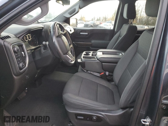 2021 Chevrolet Silverado 1500 LT with VIN 1GCRYDED4MZ249972, listed as a Copart auction lot 46192555 with 66,274 mi miles and Salvage Title. Bid and sale history available at DreamBid. Image 7.
