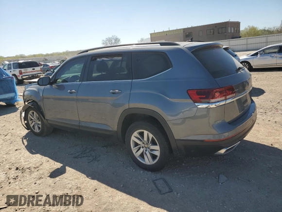 2021 Volkswagen Atlas S with VIN 1V2AP2CA4MC501931, listed as a Copart auction lot 53485375 with 127,674 mi miles and Salvage title. Bid and sale history available at DreamBid. Image 2.
