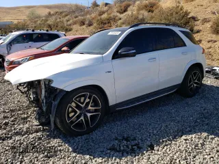 2022 Mercedes-Benz GLE 53 AMG with VIN 4JGFB6BB5NA622225, listed as a Copart auction lot 75449404 with 28,758 mi miles and Salvage title. Bid and sale history available at DreamBid. Image 1.