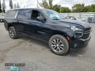 2022 Chevrolet Suburban LS with VIN 1GNSCBKD8NR114222, listed as a Copart auction lot 49244255 with 117,379 mi miles and Clean Title. Bid and sale history available at DreamBid. Image 4.