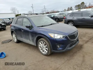 2013 Mazda CX-5 Grand Touring with VIN JM3KE4DE8D0107530, listed as a Copart auction lot 46900225 with 140,386 mi miles and Salvage Title. Bid and sale history available at carsss.com. Image 4.