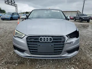 2015 Audi A3 Premium Plus with VIN WAUEFGFF9F1132439, listed as a Copart auction lot 61410465 with 76,693 mi miles and Salvage title. Bid and sale history available at DreamBid. Image 5.