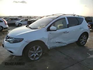 2014 Nissan Murano SV with VIN JN8AZ1MU4EW413772, listed as a Copart auction lot 43828715 with 143,286 mi miles and Salvage Title. Bid and sale history available at carsss.com. Image 1.
