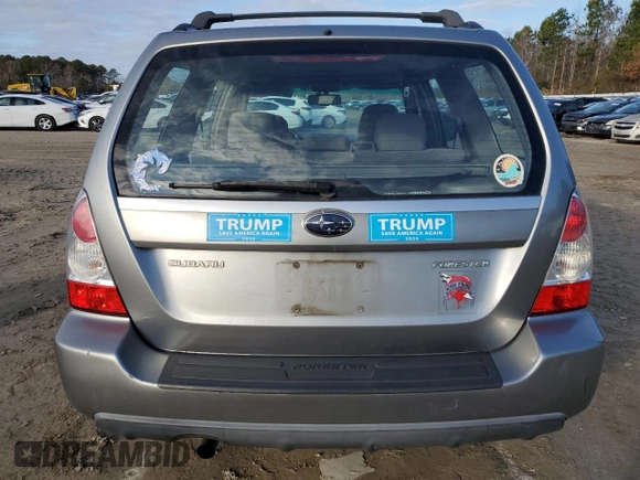 2007 Subaru Forester X with VIN JF1SG65687H706221, listed as a Copart auction lot 85662154 with 192,792 mi miles and Clean Title. Bid and sale history available at DreamBid. Image 6.