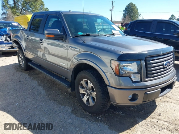 2012 Ford F-150 XL with VIN 1FTFW1CT6CFC16540, listed as a IAAI auction lot 41596952 with 76,698 mi miles. Bid and sale history available at carsss.com. Image 1.