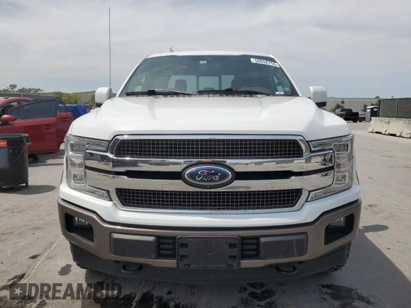 2019 Ford F-150 XL with VIN 1FTEW1E51KFB58751, listed as a Copart auction lot 50058755 with 102,411 mi miles and Salvage Title. Bid and sale history available at carsss.com. Image 5.