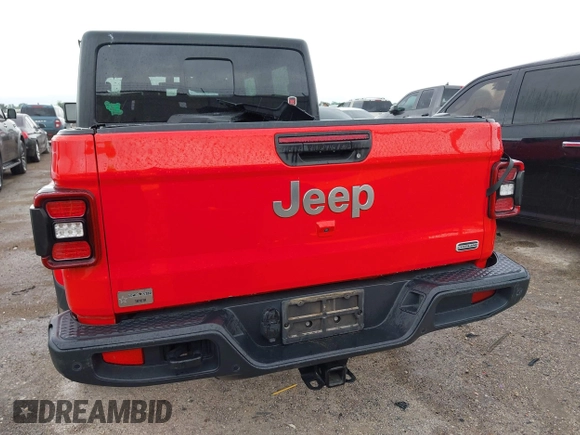 2020 Jeep Gladiator Overland with VIN 1C6HJTFG2LL136758, listed as a IAAI auction lot 42414592 with 57,279 mi miles and . Bid and sale history available at DreamBid. Image 16.