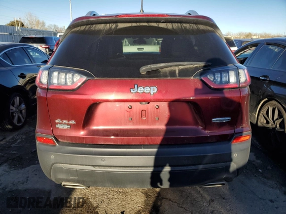 2020 Jeep Cherokee Altitude with VIN 1C4PJMLX7LD603990, listed as a Copart auction lot 88444445 with 16,944 mi miles and Salvage Title. Bid and sale history available at carsss.com. Image 6.
