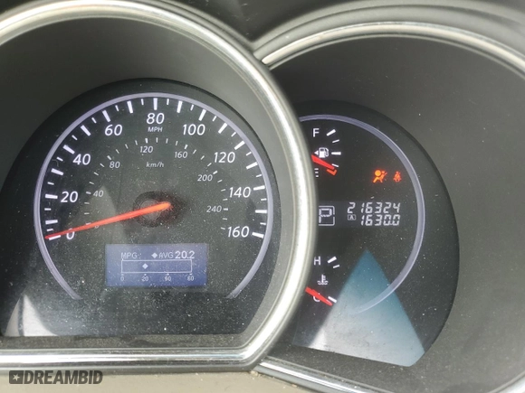 2012 Nissan Murano SV with VIN JN8AZ1MW6CW208369, listed as a Copart auction lot 50828595 with 216,324 mi miles and Salvage Title. Bid and sale history available at carsss.com. Image 9.