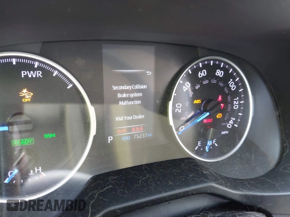 2021 Toyota RAV4 Hybrid LE с VIN 2T3B6RFV7MW020889, выставлен на аукционе IAAI как лот 42546850 с пробегом 75 237 миль миль и . История ставок и продаж доступна на DreamBid. Изображение 7.