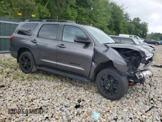 2019 Toyota Sequoia SR5 with VIN 5TDBY5G19KS174324, listed as a Copart auction lot 66323874 with 68,115 mi miles and Salvage Title. Bid and sale history available at carsss.com. Image 4.