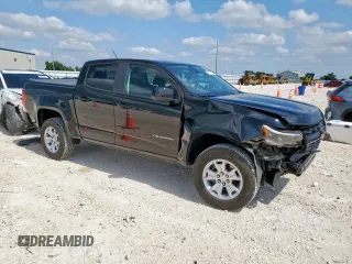 2022 Chevrolet Colorado 2WD LT with VIN 1GCGSCEA9N1249104, listed as a Copart auction lot 59103705 with 16,122 mi miles and Salvage title. Bid and sale history available at DreamBid. Image 4.