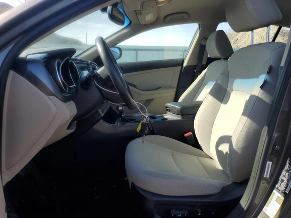2014 Kia Optima LX with VIN 5XXGM4A76EG340958, listed as a Copart auction lot 53779365 with 54,324 mi miles and Salvage Title. Bid and sale history available at carsss.com. Image 7.
