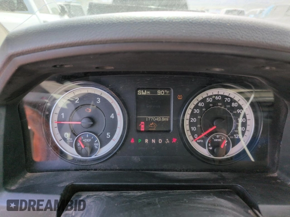 2016 Ram 2500 Tradesman with VIN 3C6UR5HL4GG375275, listed as a Copart auction lot 51140485 with 177,049 mi miles and Clean title. Bid and sale history available at DreamBid. Image 9.