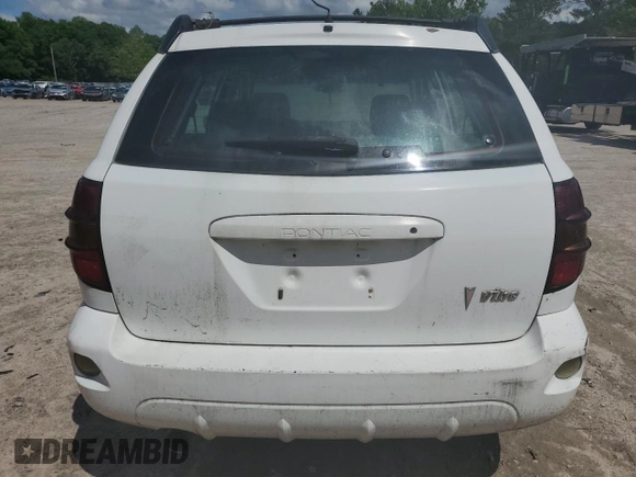 2004 Pontiac Vibe z VIN 5Y2SL64874Z441712, wystawiony jako Copart lot #57106215 z przebiegiem Nie podano mil oraz Tytuł czysty. Historia ofert i sprzedaży dostępna na DreamBid. Obrazek 6.