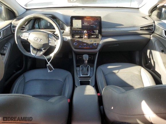 2020 Hyundai Ioniq Hybrid Limited with VIN KMHC05LC5LU223661, listed as a Copart auction lot 87749345 with 49,656 mi miles and Salvage Title. Bid and sale history available at carsss.com. Image 8.
