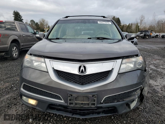 2010 Acura MDX Technology with VIN 2HNYD2H46AH513755, listed as a Copart auction lot 49477975 with 151,411 mi miles and Salvage Title. Bid and sale history available at DreamBid. Image 5.