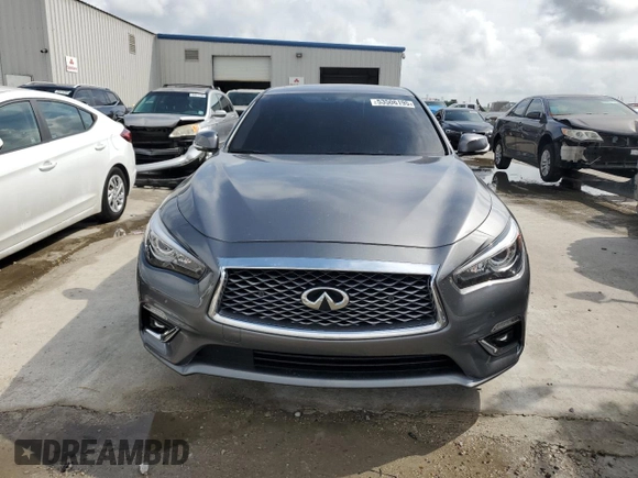 2023 Infiniti Q50 Luxe z VIN JN1EV7BR2PM541987, wystawiony jako Copart lot #53506195 z przebiegiem 65 202 mil mil oraz Szkoda całkowita • Salvage title. Historia ofert i sprzedaży dostępna na DreamBid. Obrazek 5.