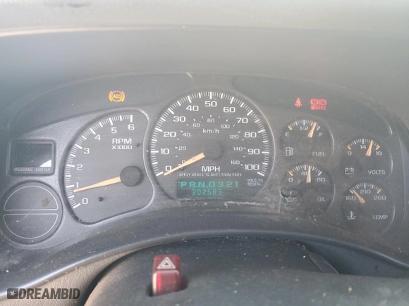 2001 Chevrolet Silverado 1500 LS with VIN 2GCEC19T111342482, listed as a Copart auction lot 54454385 with 302,583 mi miles and Clean Title. Bid and sale history available at carsss.com. Image 9.