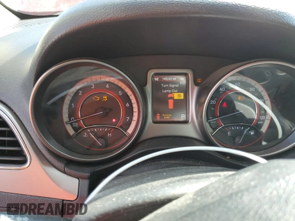 2015 Dodge Journey Crossroad with VIN 3C4PDDGG7FT533617, listed as a Copart auction lot 50380085 with 145,243 mi miles and Salvage title. Bid and sale history available at DreamBid. Image 9.