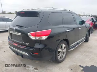 2014 Nissan Pathfinder Platinum z VIN 5N1AR2MN0EC619145, wystawiony jako IAAI lot #41032657 z przebiegiem 148 405 mil mil oraz . Historia ofert i sprzedaży dostępna na DreamBid. Obrazek 4.